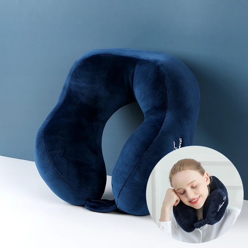 Новое поступление, лидер продаж, дешевая мягкая U-образная Автомобильная подушка для шеи, хлопковая подушка для путешествий
