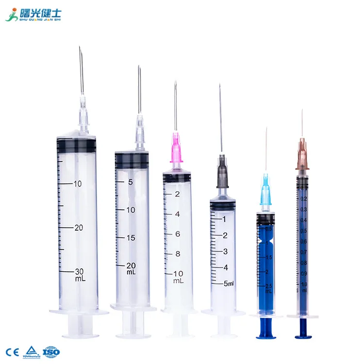 Sterile Disposable Syringes Medical 22g Disposable Medical Equipment Syringe