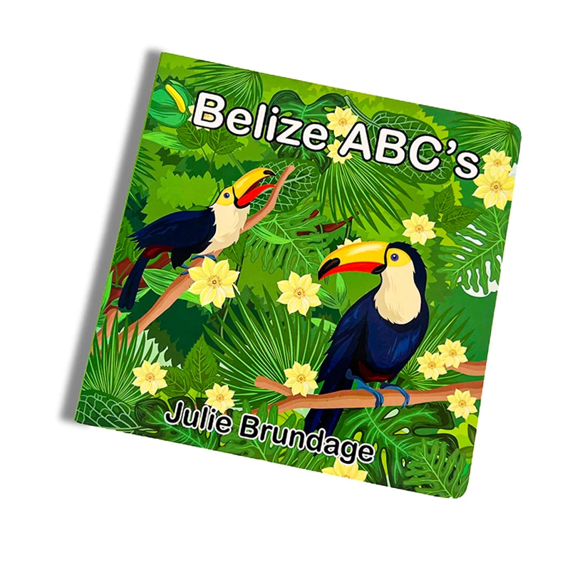 Wholesale Custom Baby Child Educational Alphabet Comic Cardboard Books Children Board Book Printing For Kids