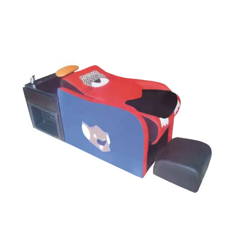 Nice lovely children barber salon furniture cheap price with  shampoo chair   for sale