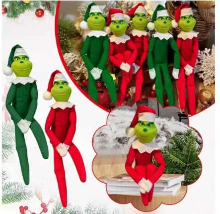 Wholesale 2022 New Year Gif Christmas Decorations Plush Elf Dolls Ornamentst Christmas Theme Hanging Elf Christmas Elf