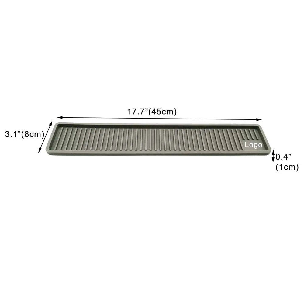 Factory Customization Sponge Holder Countertop Protector Silicone Kitchen Sink Organizer Tray