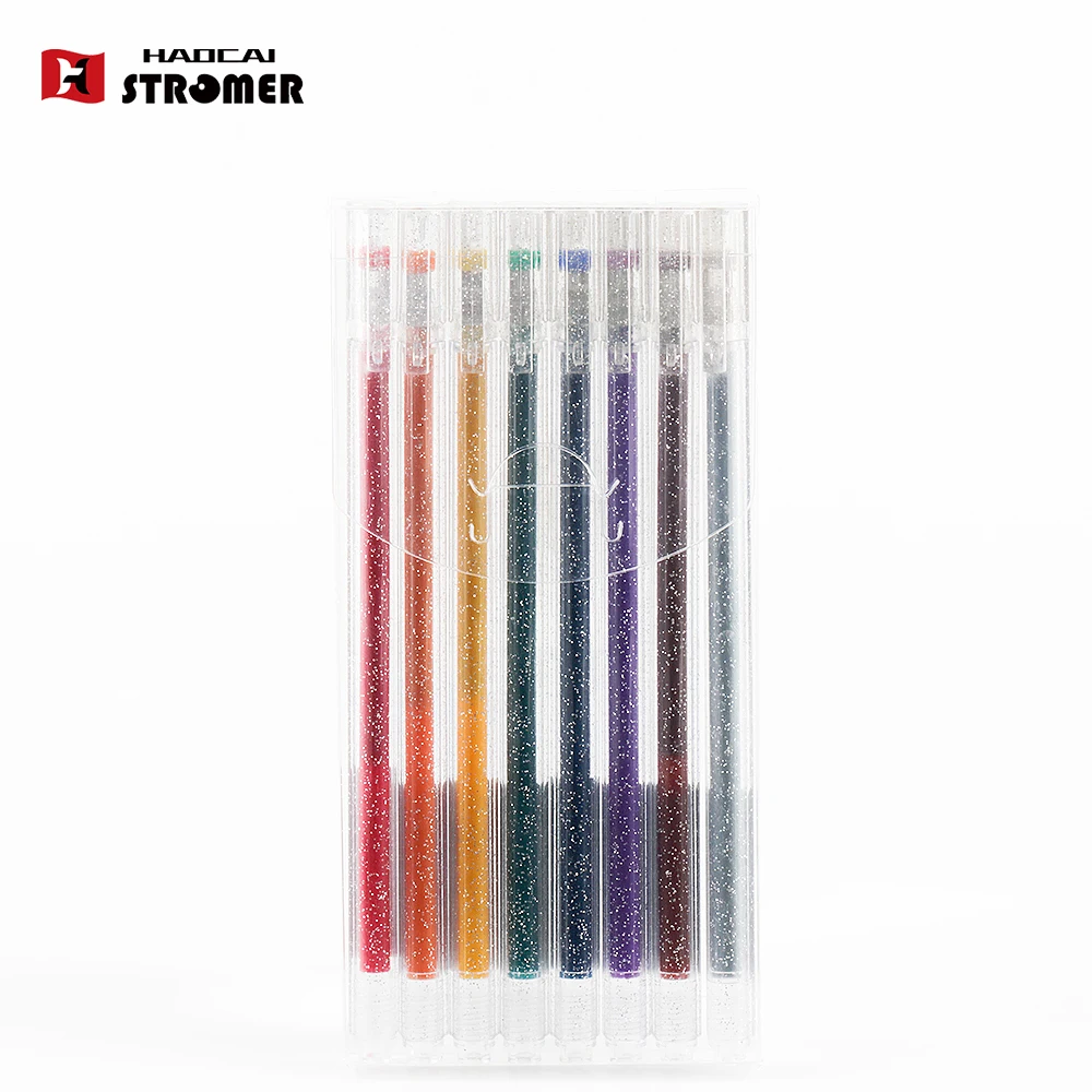 Wholesales Coloring Set Gel Pens Colors Gel Ball Pens, Professional Artist Ink Glitter Gel Pens For Art Drawing Painting