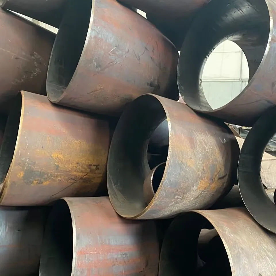 YOUFA Low Price Wpb A234  Seamless  Carbon Black Steel Butt-Welding Pipe Fitting Straight Reducer Tee DN300/400/500
