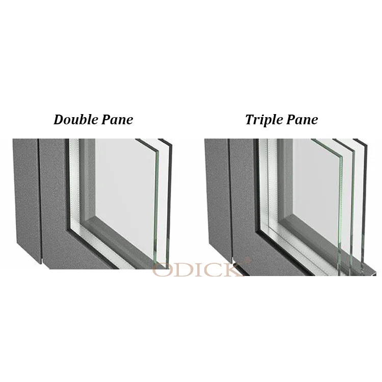 Окна и двери oчлен термический разрыв алюминиевые окна наклонные поворотные