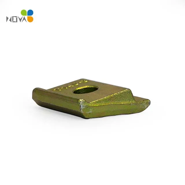 Elevator Shaft Components Forged Rail Clip Casting Sliding Rail Clip