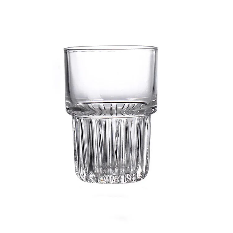 Cutelife Nordic Hot Sale Transparent Glass Coffee Water Beer Glass Cup Drinkwware Home Decoration Kitchen Table Cups For Drink