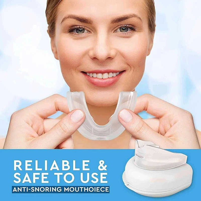 Food Grade Sleep Anti Grinding Night Guard Teeth Anti-snoring Dental Mouthpiece Stop Snoring Solution Mouth Guard Bruxism Tray