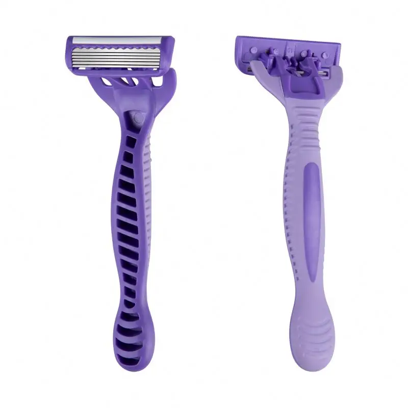 
Amazon best sell Sweden stainless steel 6 Blades Razor Shaving Razor Blades for Women Disposable Razor 