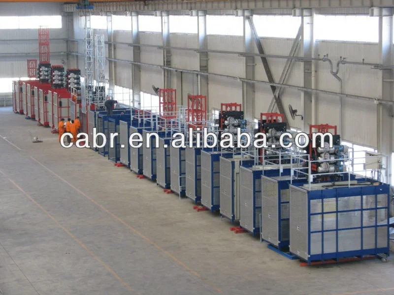 CE and EAC approved construction material elevator passenger and material building lift manufacturer