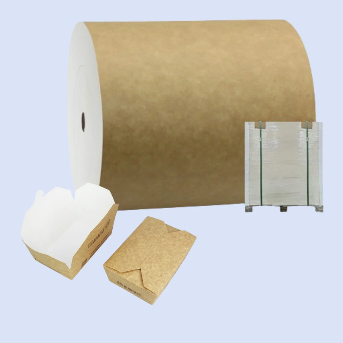 Clay Coated Kraft Board Paper 300 GSM Clay Coated Kraft Board