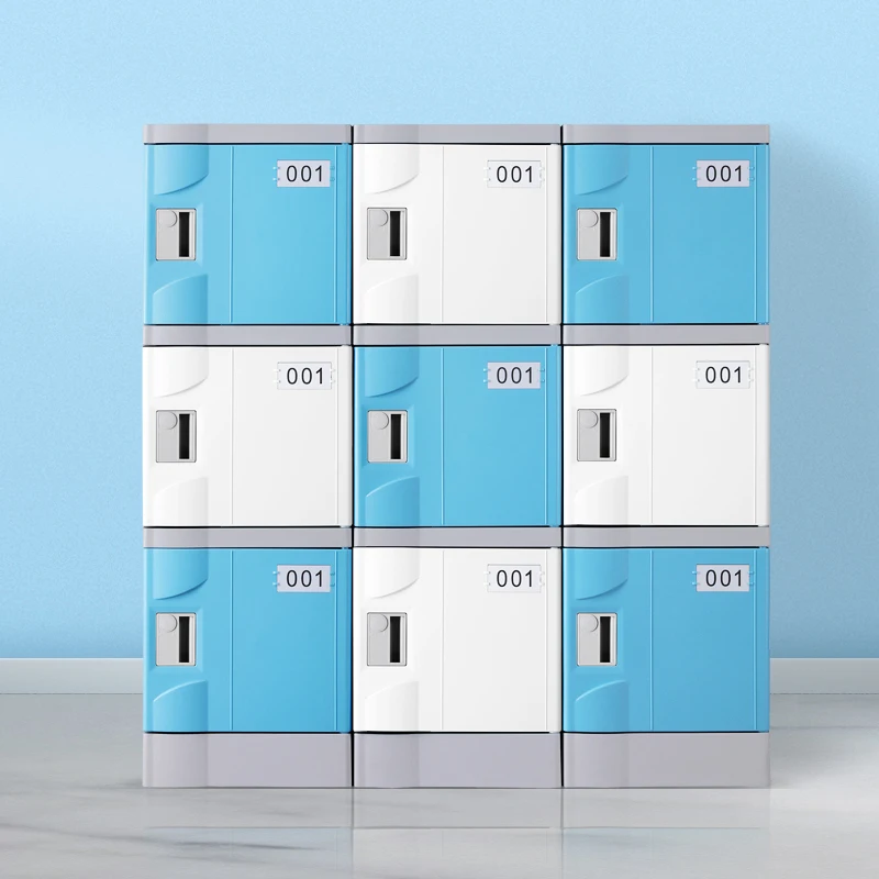 Wholesale waterproof abs plastic lockers outdoor smart parcel locker 2 tier locker
