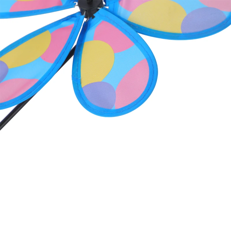 Lawn Decoration Sunflower Pattern Pinwheel Patio Garden Windmill