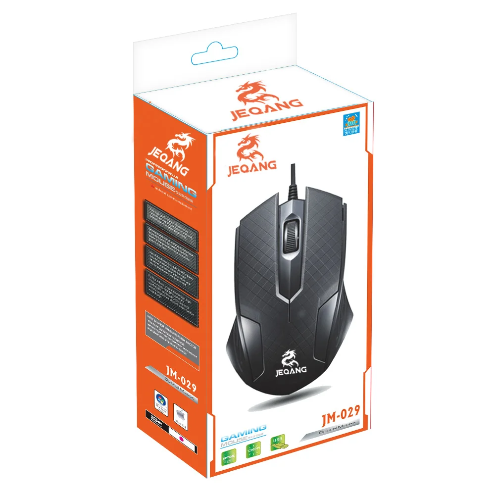  JEQANG оптовая продажа с фабрики JM-029 USB Проводная деловая для офиса оптическая мышь чувствовать себя комфортно дома недорогой компьютер