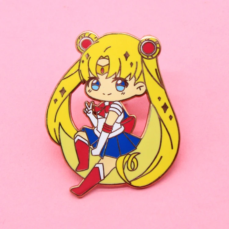No Minimum Custom Metal Logo Emblem Free Sample Metal Soft Lapel Pin Fashion Hard Enamel Pins