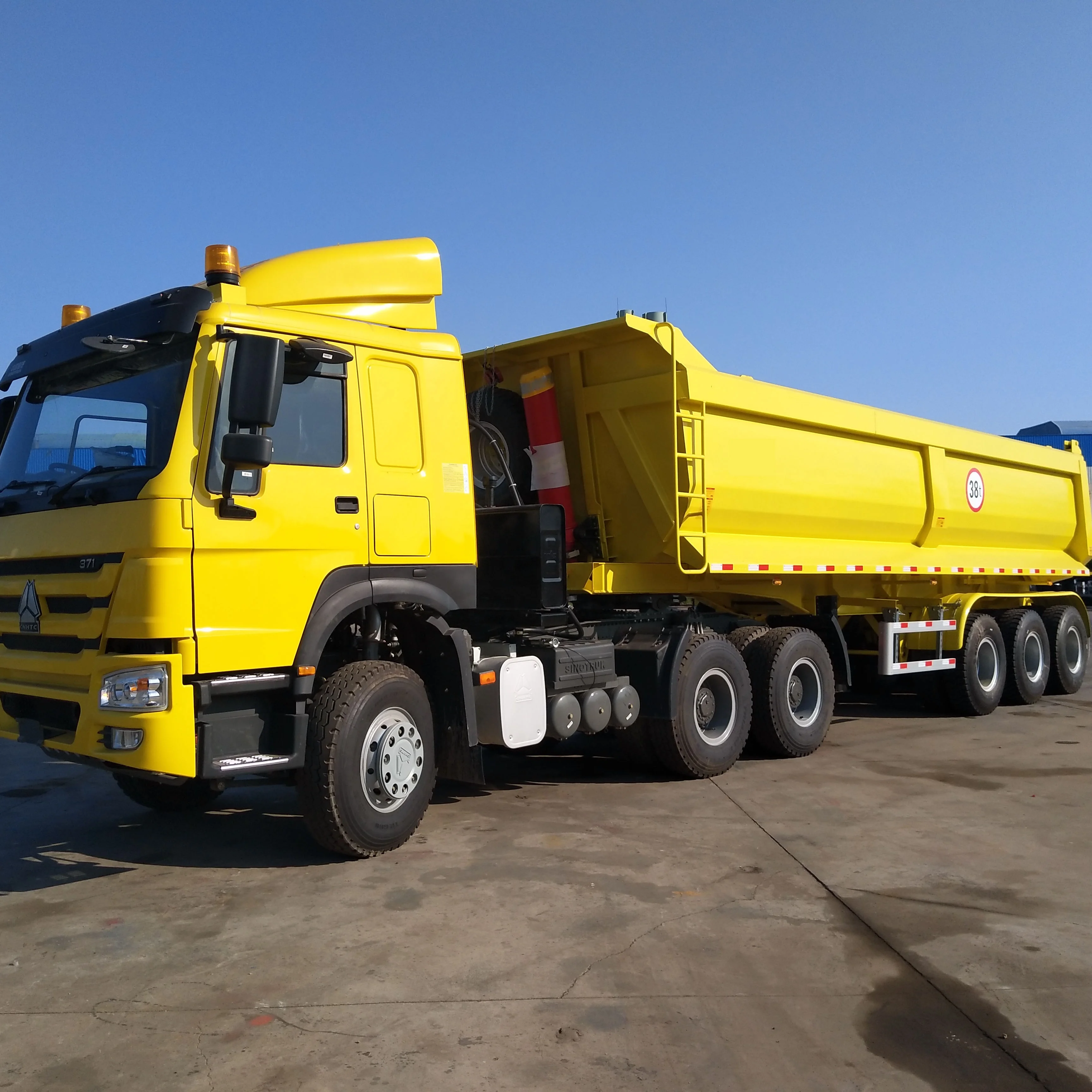 BERKLEY 3 4 Axles Cargo Transport farm dump trailer hydraulic end dump truck trailer rear dump tipper trailer