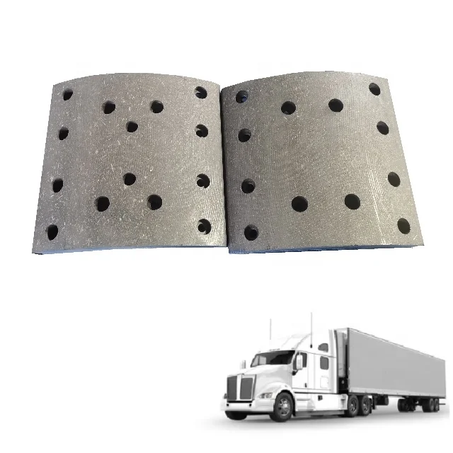 Manufacturer heavy truck brake lining WVA 19553/19554 Truck Brake Lining RW/29/1,RW/29/2 suit for ERF Iveco Meritor Rockwell