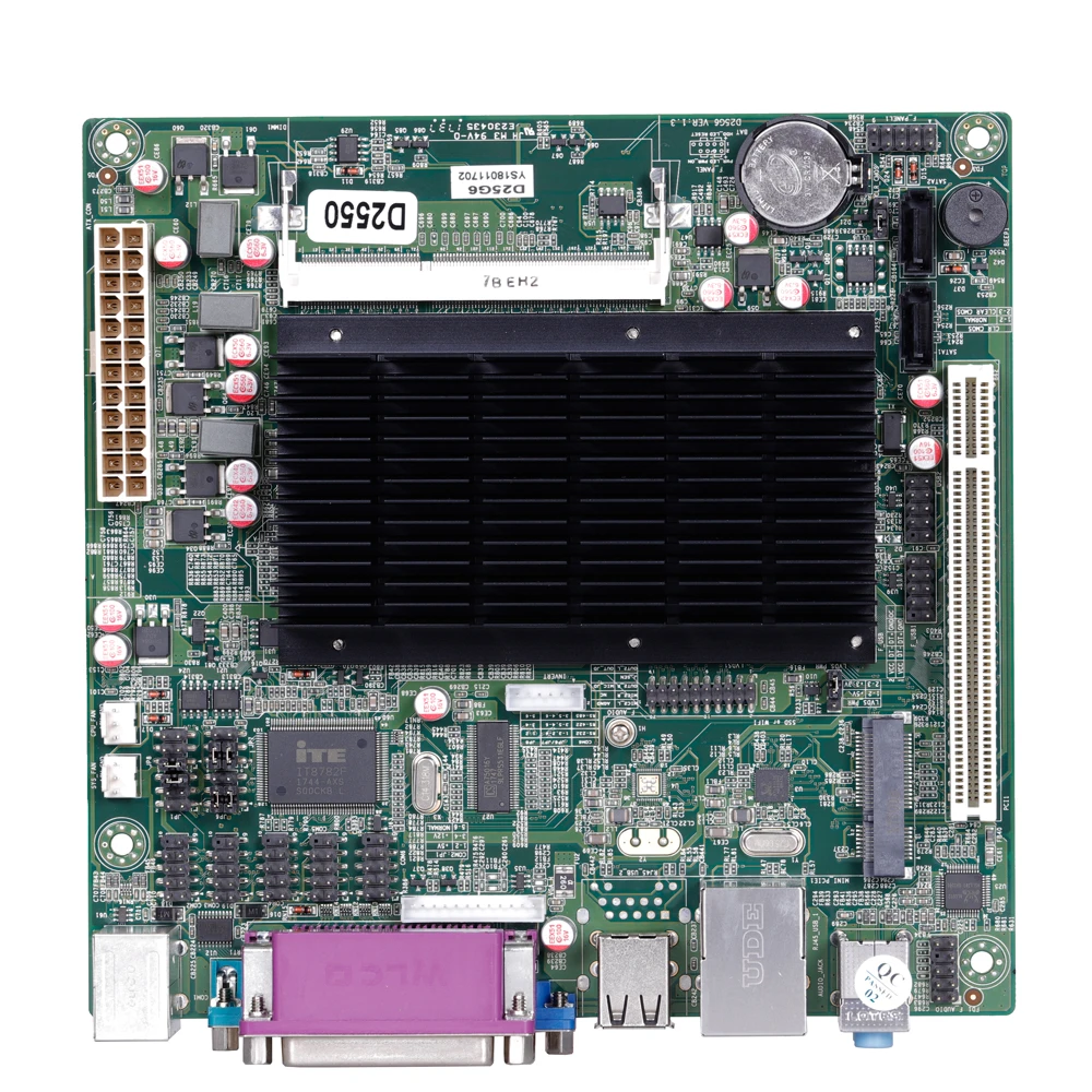 mini itx motherboard with fcpga946 socket ELSKY manufacturer  China ATX Power D2550  with 2 COM and 1 LPT(N2600/N2800 )