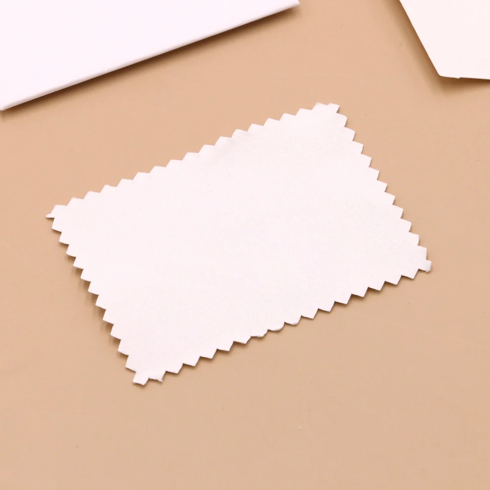 Custom Cotton Glass Cloth Envelope Jewellery Cleaners Gold Jewelry Cleaning Silver Polishing Cloth