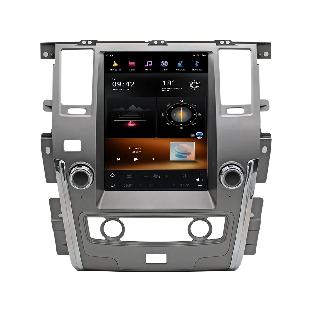 12.1' Carplay For Nissan Patrol 2010-2017 Android 13 GPS Navigation Multimedia Player Car Radio Head Unit Auto Wireless Display