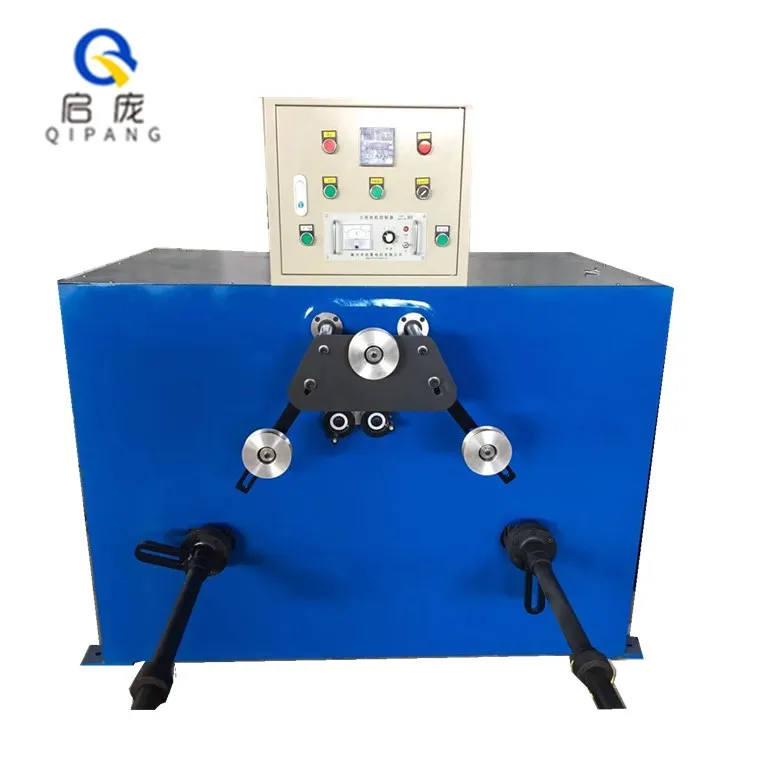 QIPANGDual Spool Takeup Driven Motor Type Payoff Stand Box Type Wire Pay Off  double spool Type payoff machine