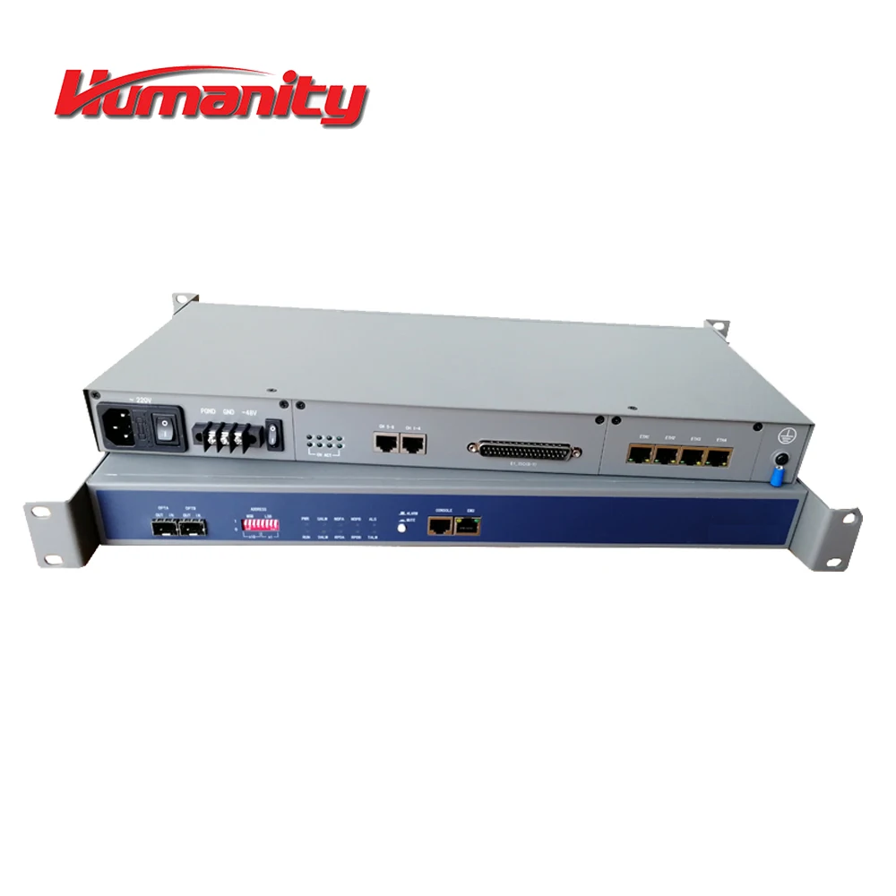 
Humanity HM-RS1030 8E1+4Ethernet SDH multiplexer with customized PCM functions 