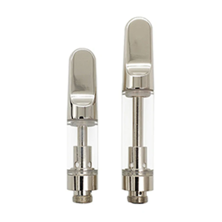 Factory wholesale vape pen cbd cartridge plastic tube gold vaporizer cartridge empty