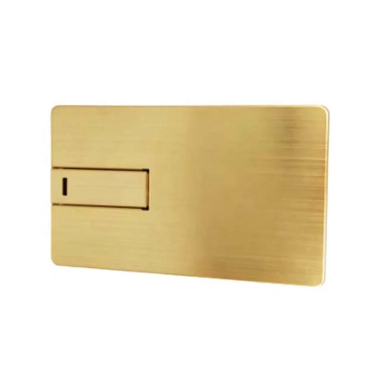 Best promotional flip stainless steel credit card  usb2.0 3.0 from 128mb to 256gb fast speed usb flash memory card