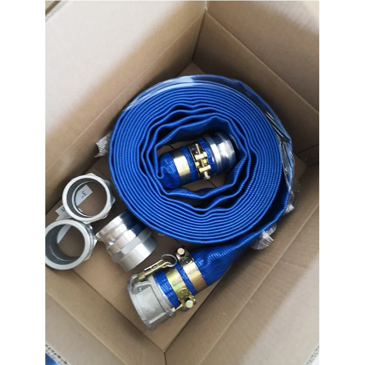 Hot selling product Flexible Water Clear 4 Inch Pvc Yellow Lay Flat Hose