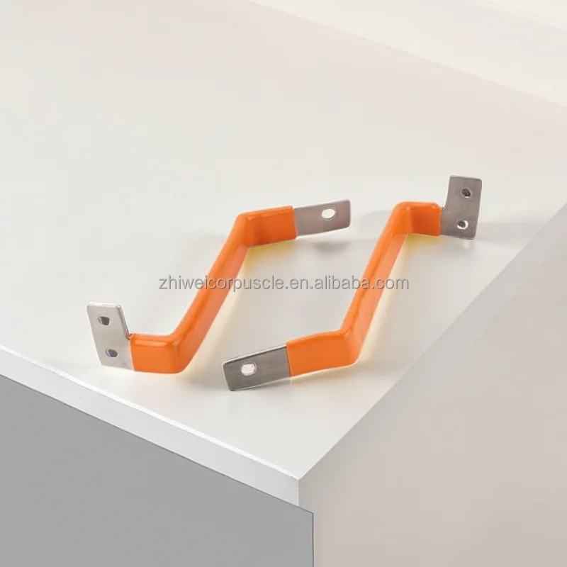 Epoxy Resin Nickel coated soft Busbars flex copper bus bar for electric forklift battery