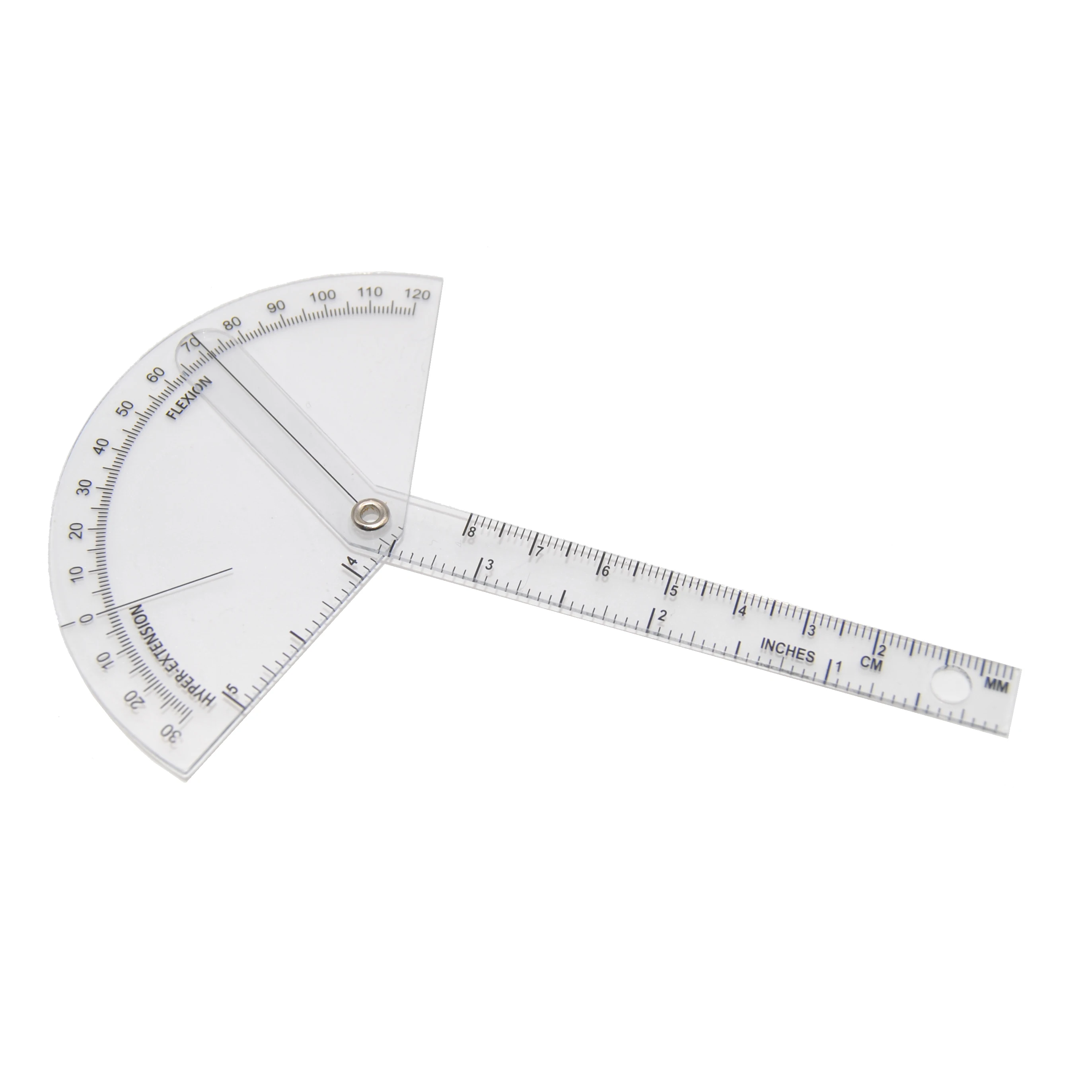 120 Degree Protractor plastic Angle Finder Goniometer Angle Measuring Ruler for medical