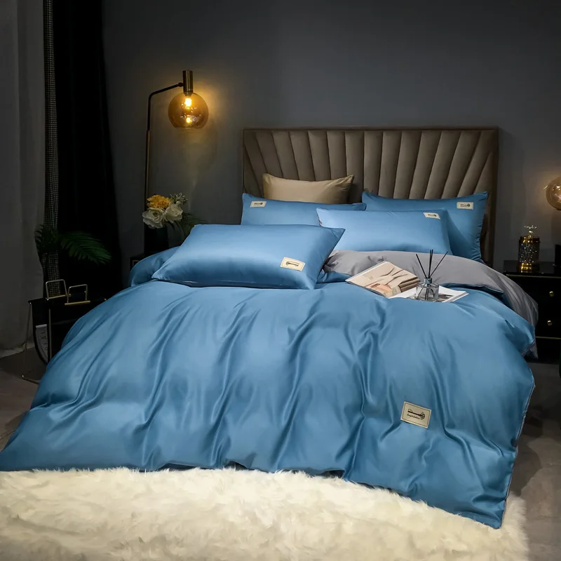 High quality luxury washed tencel bedding sheets cotton baby cot bedding set comforter bedding
