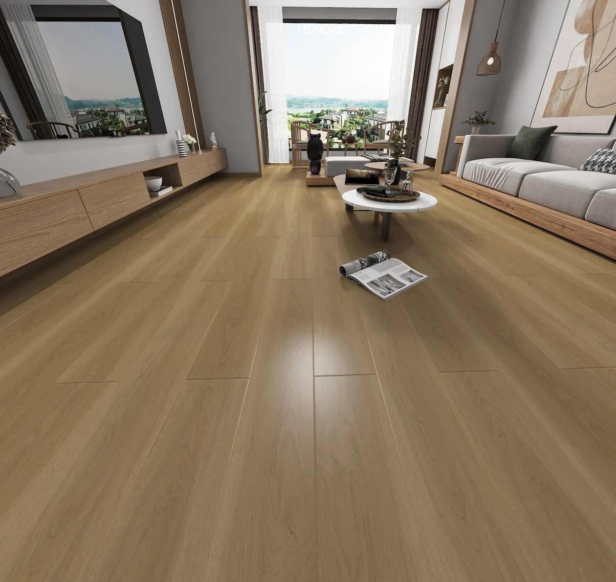 Vinyl tiles wooden texture laminate flooring
