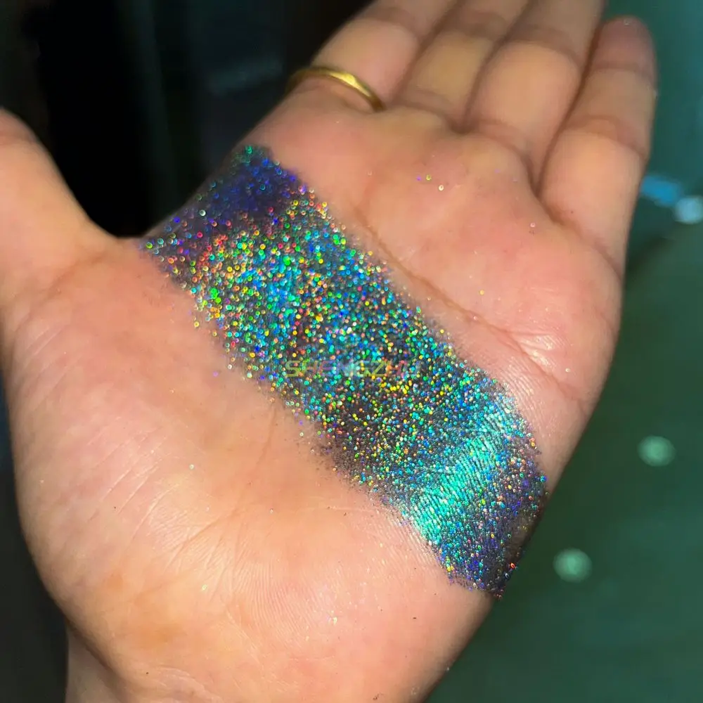 Sheng Zhu new arrival eyeshadow duochrome chameleon holographic cosmetic makeup pigment powder GRW series loose powder