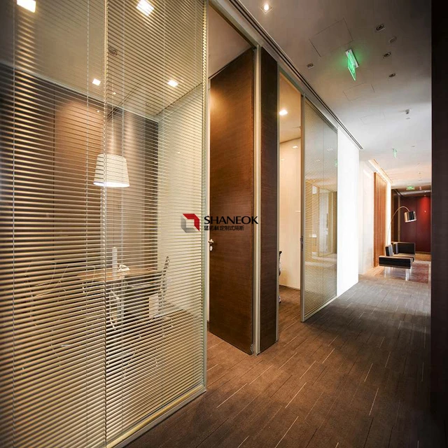 Fire Resistant MDF Wood  Partition Wall Full Height Partition for Office