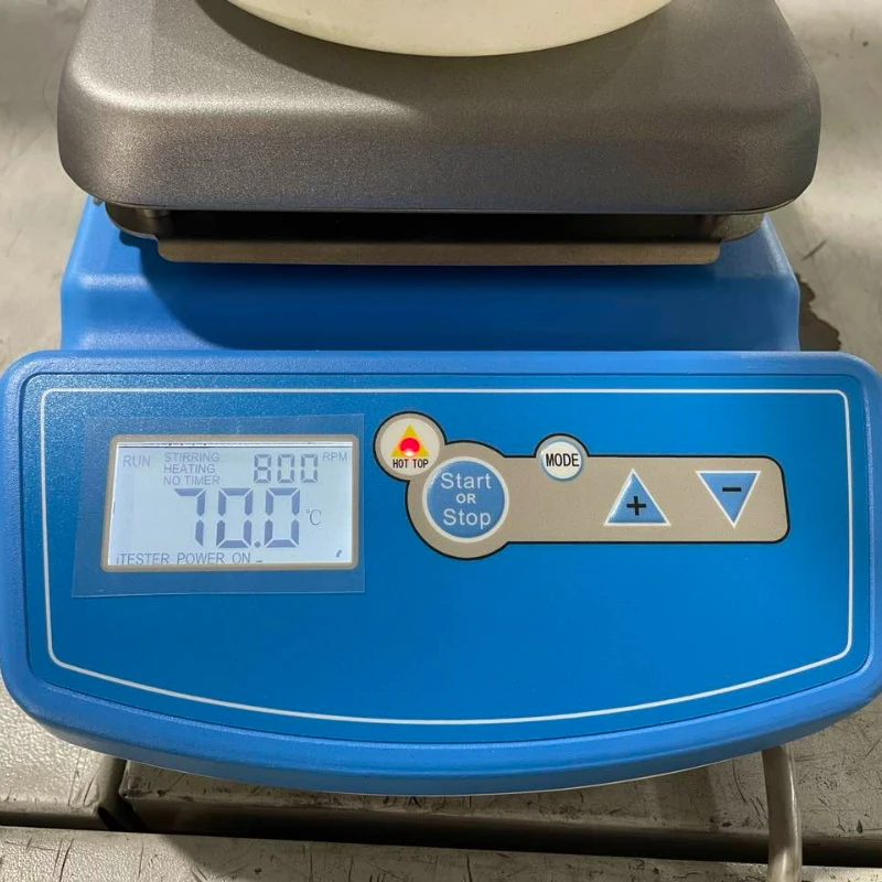 Stirring, mixing and auxiliary heating of liquids magnetic hot plate stirrer for laboratory