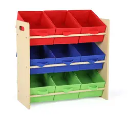 Fabric Storage Bins Toys Storage Shelf Set Home Furniture Modern Design For Kids