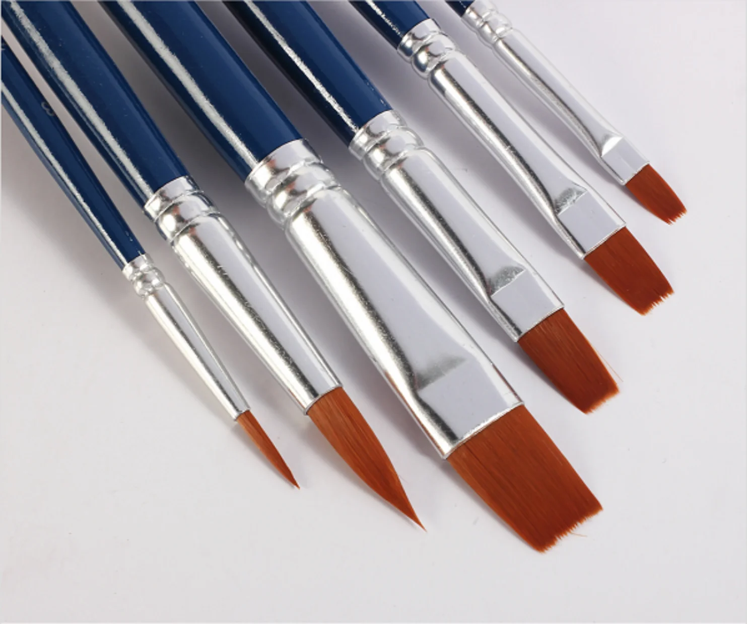 Hot sale PROFESSIONAL TYPE LONG  HANDLE WATER WATERCOLOR SABLE PAINTS BRUSH SET FOR BEGINNERS AND PAINTING