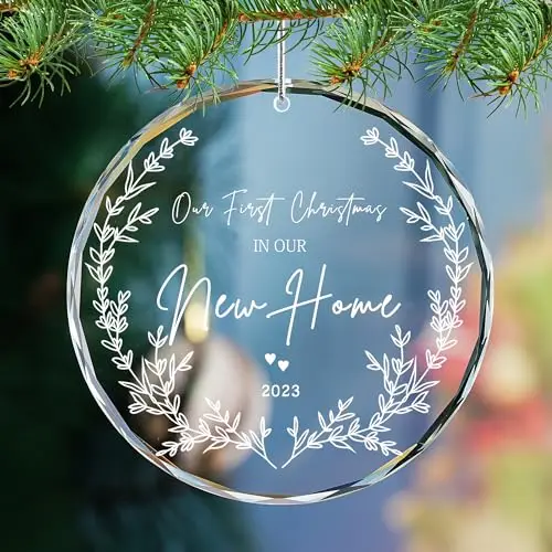 Crystal Christmas Tree Hanging Ornaments Glass heart Star Shape Pendants sublimation blank Crystal Glass Christmas Ornaments