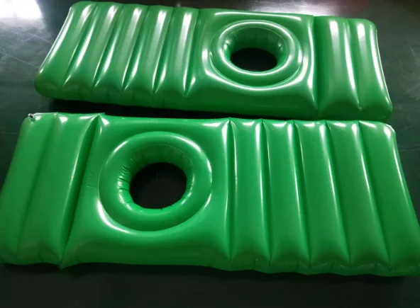 2 in1 soft surface pool floats for pregnant inflatable pillow with hole inflatable bump pregnancy bed air mattress