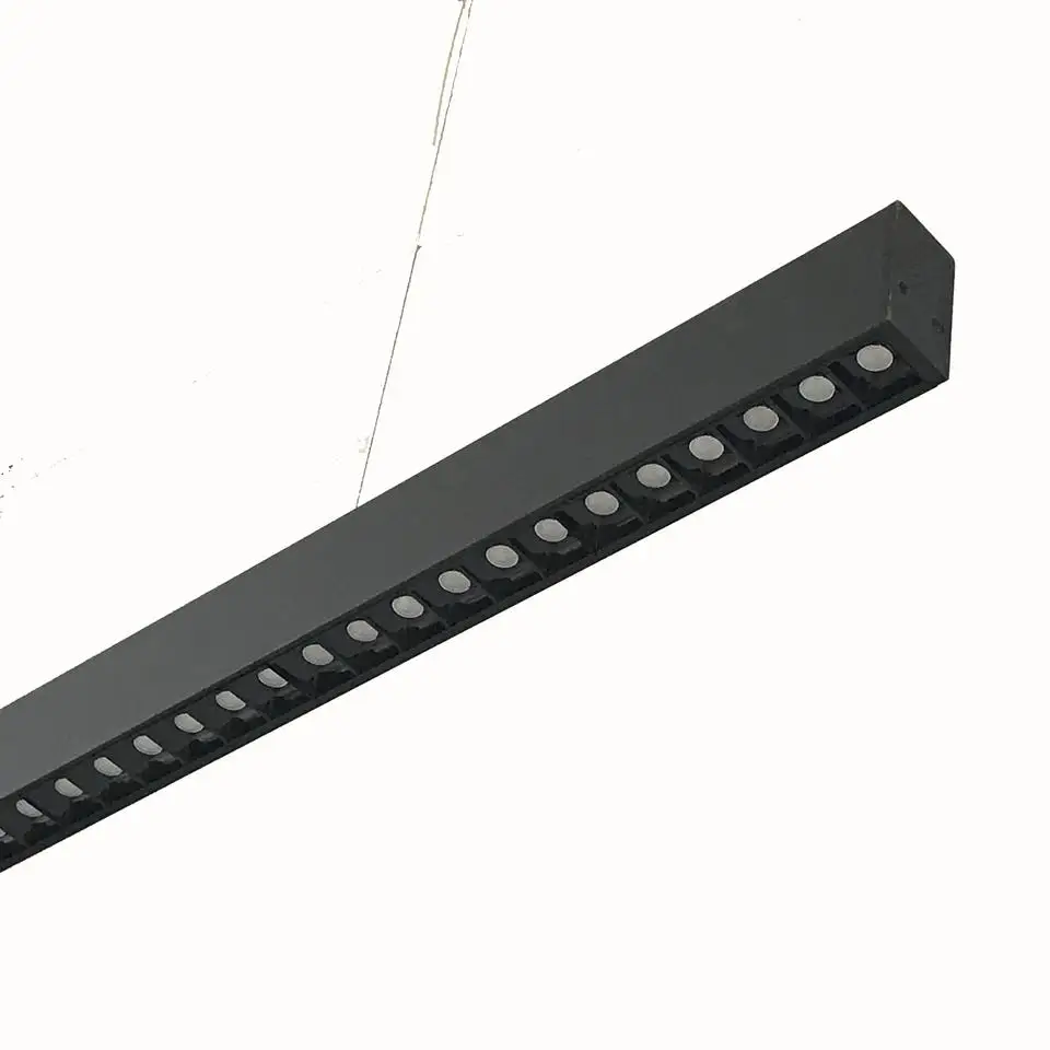 New hot products on the market L1140xW50xH70mm, 24W, UGR<19 LED pendant linear light with reflector cup 100/120/130lm/w