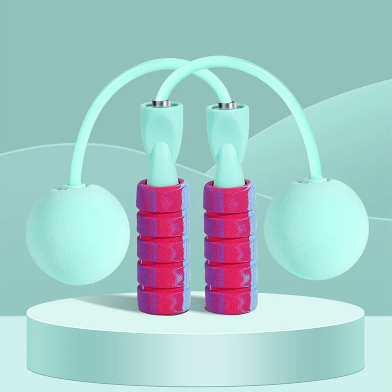 Wholesale Home Sports Fitness Pvc Bearings Skipping Rope Foam Grip Handles Ropeless Weight Skipping Rope For Gym And Outdoor