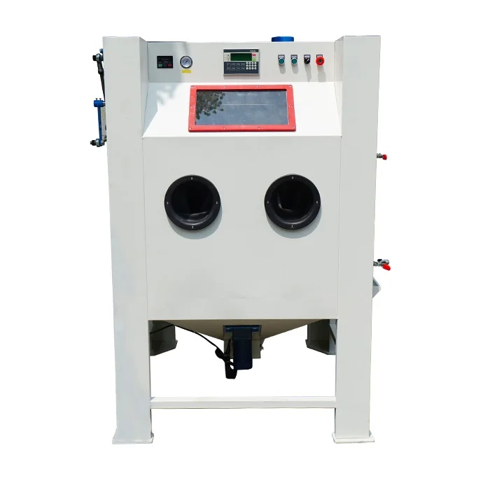 Industrial automatic wheel sand blasting machine