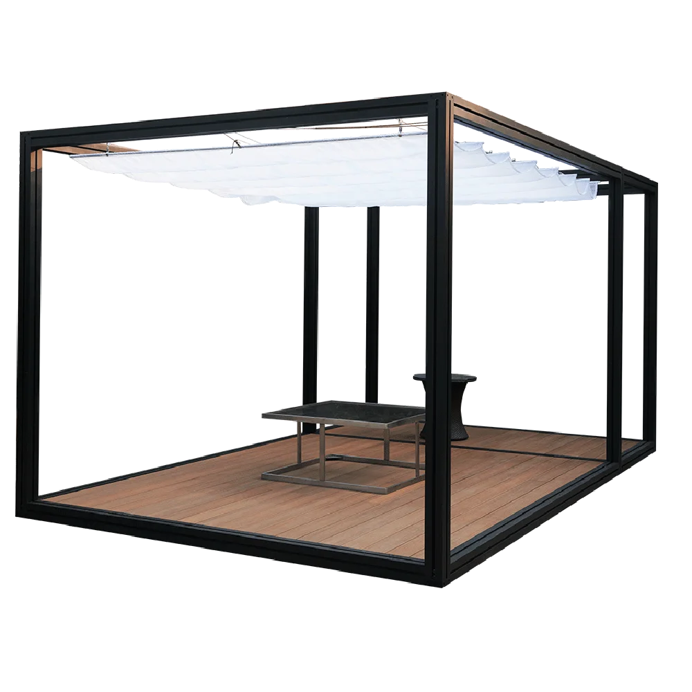 Беседка из алюминия Giardino, роскошная цена, легкая сборка, крыша для двора, идеальная уличная беседка для сада