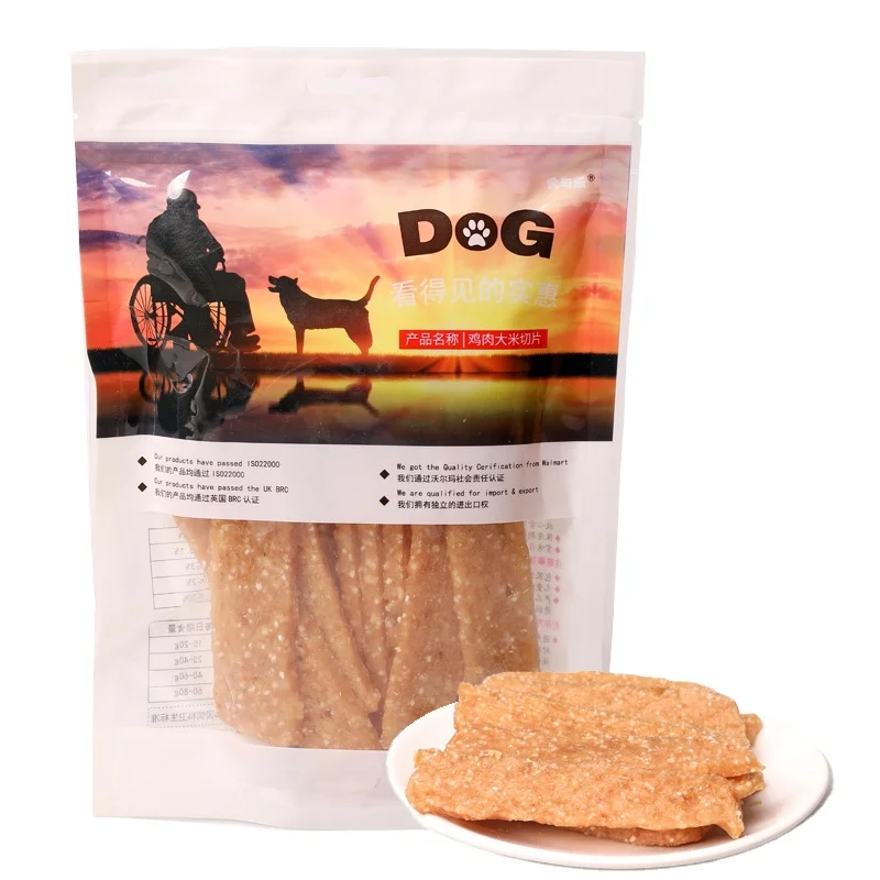 
 Изготовленные на заводе куриные рисовые ломтики из Китая  