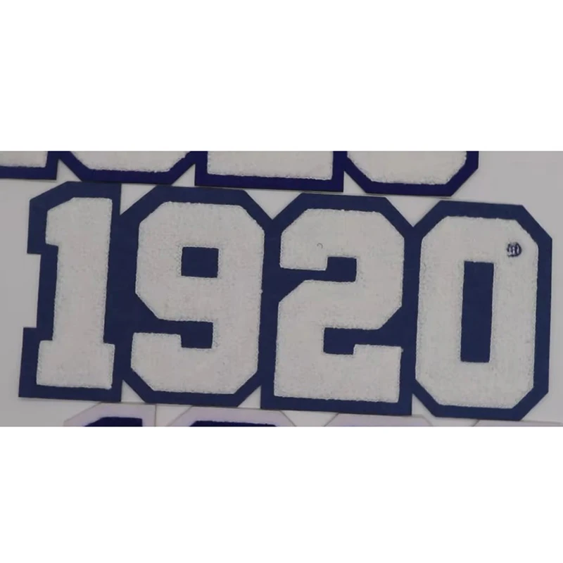 Custom Chenille Letters Alphabet Embroidery Small Greek White Heat Iron Varsity Black Glitter Patches Chenille Letters