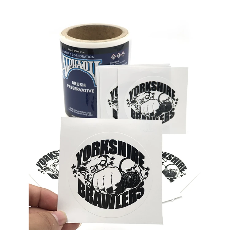 Die Cut Custom Clear Stickers Kiss Cut Design Custom Made Stickers Self-Adhesive Custom Square Stickers