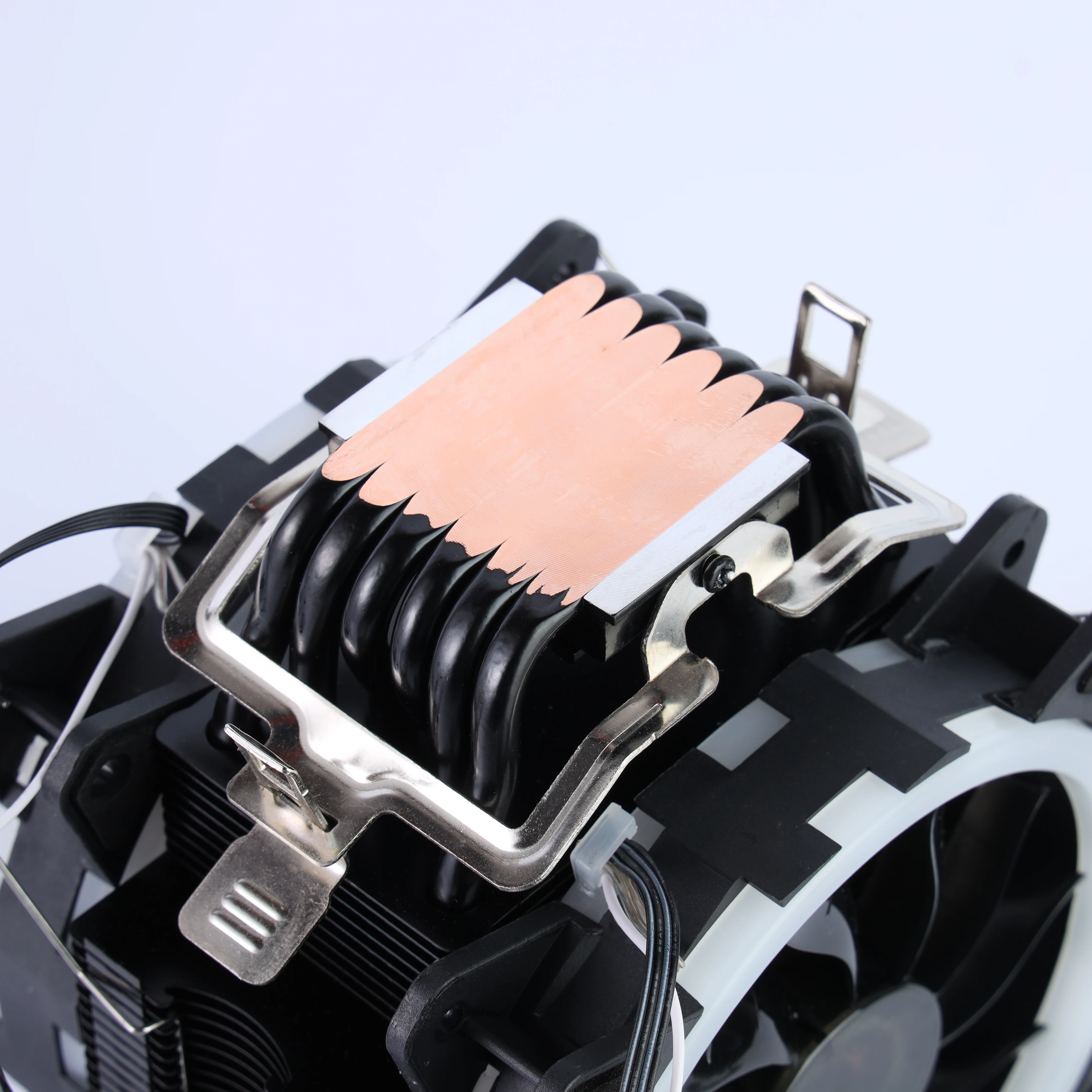 Drop Shipping Whole Body Nickeling Heat Sink Cpu Cooler For Cpu Intel Lga1700  Six Heat Pipe Cooling Fan Cpu Cooler