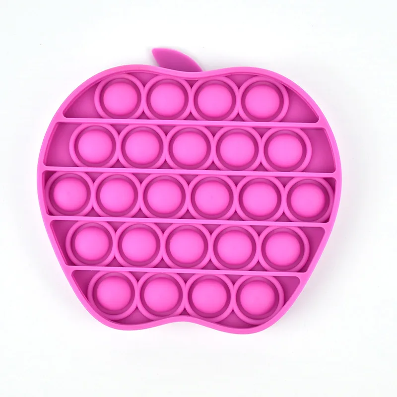 Colorful Push Bubble Fidget Sensory Toy Adult Antistess Autism Special Needs Stress Reliever Toys for Chidren Christmas Gift