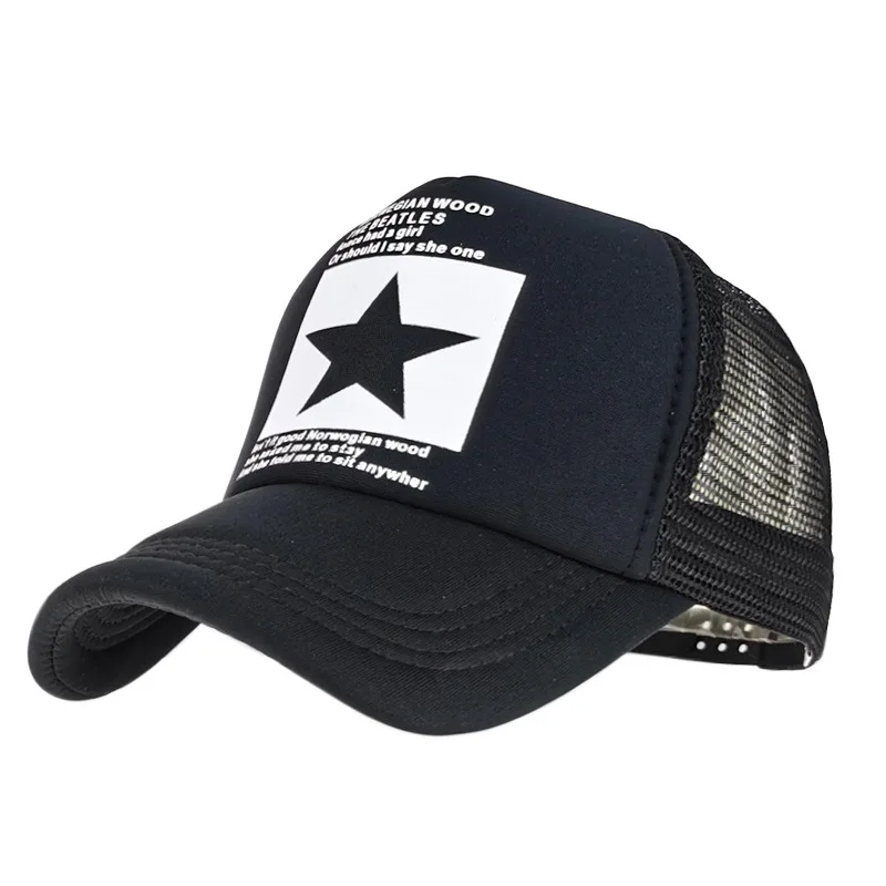 
Custom Logo New Design Man And Women Unstructured Snapback Foam Blank Mesh Trucker Hat Caps 